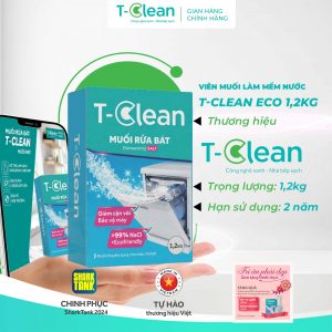 Muối Rửa Bát T-Clean - Bảo Vệ Máy Rửa Bát, Tăng Hiệu Quả Rửa Sạch