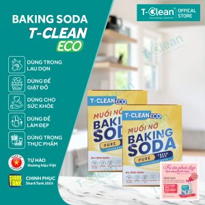 Baking Soda T-Clean Eco (Hộp 750g) - Giải Pháp Tuyệt Vời Cho Sức Khỏe Và Gia Đình Bạn